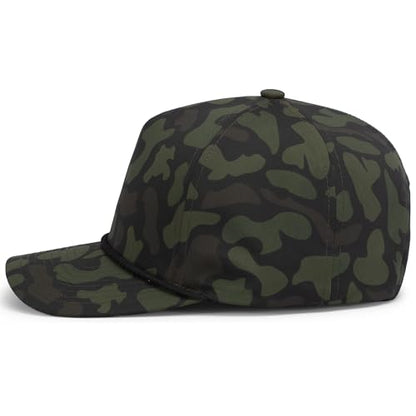Pacific Headwear Duck Camo 5-Panel Trucker Cap - color: Woodland