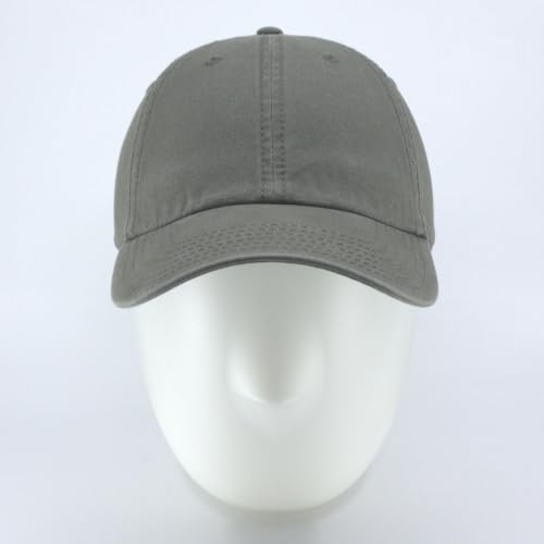 Washed Canvas Combed Cotton Unstructured Soft Crown Adjustable Dad Hat Baseball Cap - color: Canvas Olive Green