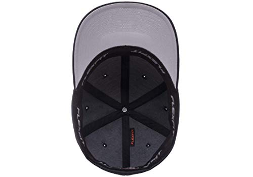 Flexfit Men's Athletic Baseball Fitted Cap - color: Dark Navy, size: Large-X-Large