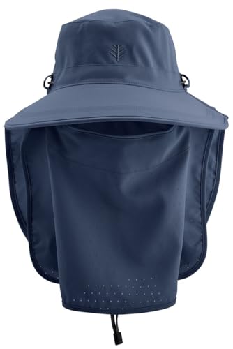 Sun Hat with Neck Drape & Clip-On Face Mask - UPF 50+ Sun Protection - Stevie Ultra