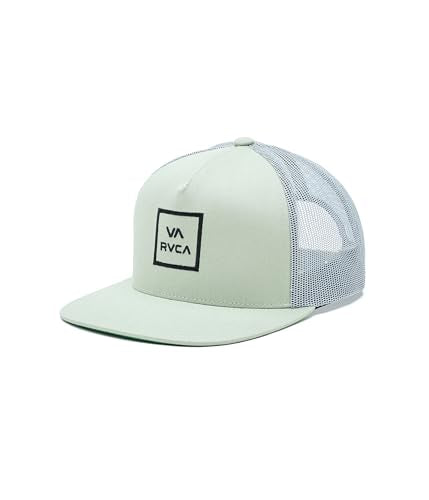 RVCA Men's VA All The Way Trucker Hat - color: Light Olive