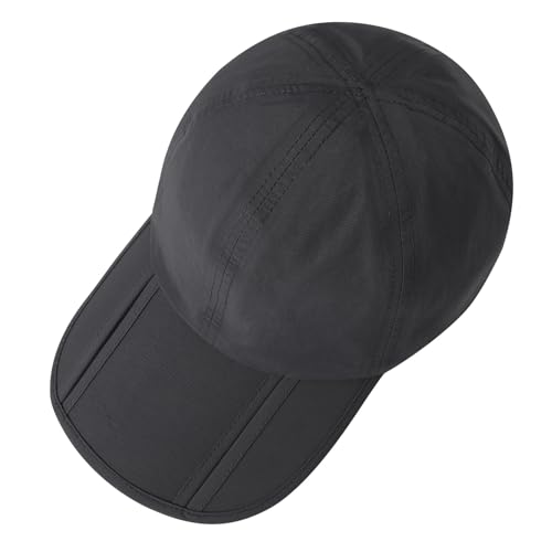 Sumolux Waterproof Baseball Cap Men Women Sun Hat Quick-Drying - color: Gray, size: One Size