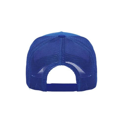 ZH 12 Pack Seamless Mesh Back Baseball Caps, 5 Panel Trucker Hats Bulk for Men and Women，Blank Caps - color: Blue