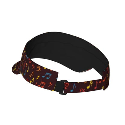 Leopard Print Sun Visor Hat Adjustable Sports Beach Cap for Men Women - color: 20