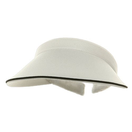Piping Clip On Visor - color: White