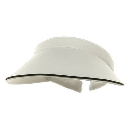 Piping Clip On Visor - color: White
