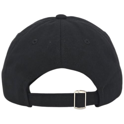 NY 3D Embroidered Dad Hat - New York Baseball Cap - color: Black Black
