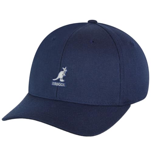 Kangol Men, Women Wool Flexfit Baseball - color: Dark Blue, size: XX-Large