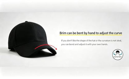 Oversize Baseball Cap XXL Big Head Hats for Men Large Head Hats Dad Hat Adjustable 23.6"-26.8" - color: Navy Blue
