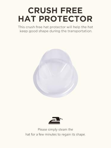 BABEYOND Men's 1920s Short Brim Trilby Fedora Hat - color: W-white