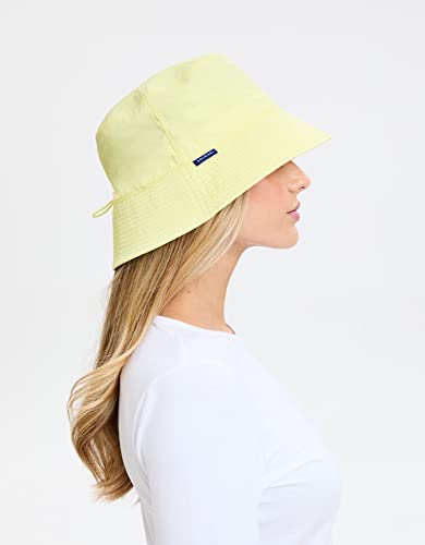 Solbari Unisex Bondi Bucket Hat UPF 50+ - color: Cool Yellow, size: Small-Medium