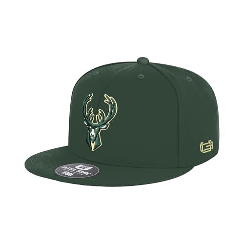 Ultra Game Men’s NBA Official Twill Snap Back Ultimate Baseball Cap Hat - color: Team Color