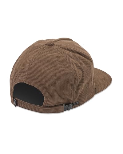 Volcom Men's Snapback Hat– 6-Panel Twill Flat Brim Cap Adjustable Snap Closure - color: Wern