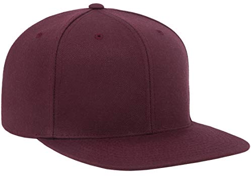 Flexfit Unisex Adult Yp Classics Premium Snapback Cap – 2-Tone - color: Maroon