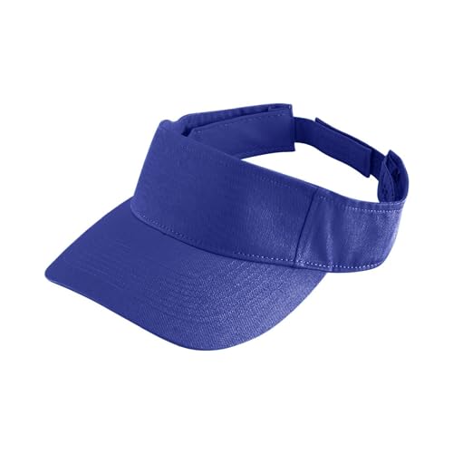 Augusta Sportswear Sport Twill Visor - color: Purple