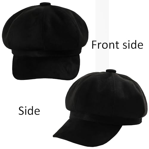 Women's Newsboy Hat Vintage Beret Cap Fashion Baker Boy Hat Chic and Stylish Women's Pageboy Hats