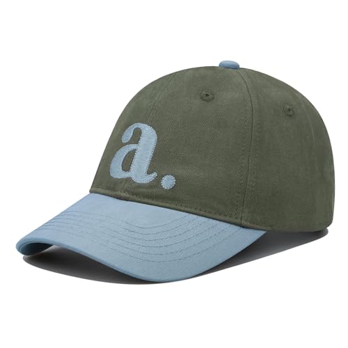 Clakllie Plaid Baseball Cap for Women Men Adjustable Golf Dad Hat Unstructured Trucker Ball Caps Summer Vintage Plaid Hats - color: Cdus-hbc06-gray/Blue