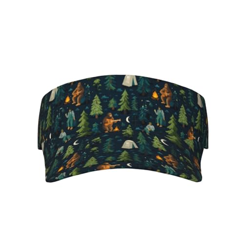 Unisex Adjustable Sports Sun Visor - color: Camp