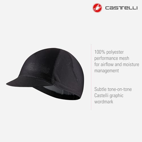 CASTELLI Unisex Espresso 2 Cap - color: Light Black