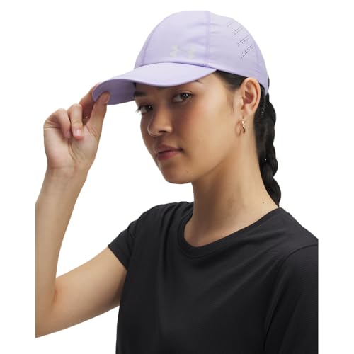 Under Armour Women's Iso-Chill Launch Run Adjustable Hat - color: (538) Transparent / Transparent / Reflective