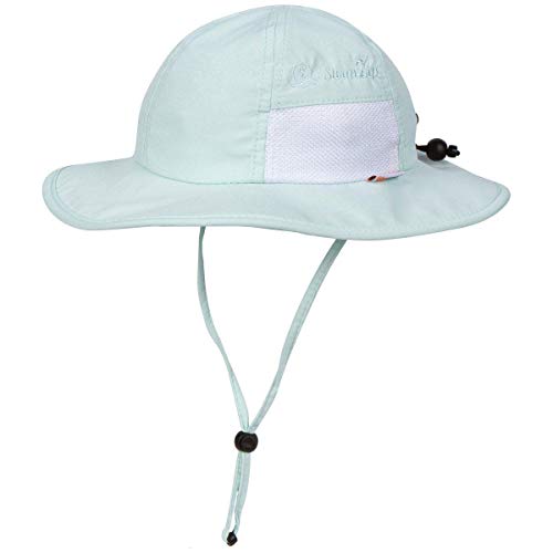 SwimZip UPF 50 Kids' Wide Brim Sun Hat, Sun Protection Hat - Baby & Toddler - color: Mint Green, size: 8-14 Years