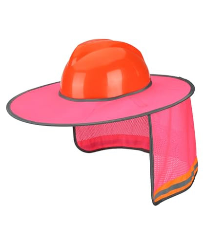 UNCO- Hard Hat Sun Shield, Pink - color: Pink, size: 1 Pack
