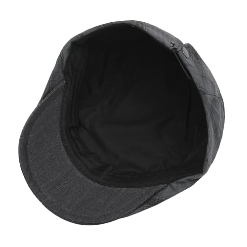 ZLYC Men Summer Flat Cap Scally Ivy Gatsby Newsboy Beret Driver Hat - color: Plaid Gray