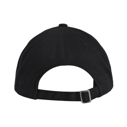 Concept One Unisex Adult Garfield Dad Hat, Cotton Adjustable Baseball Cap with Curved Brim - color: Black