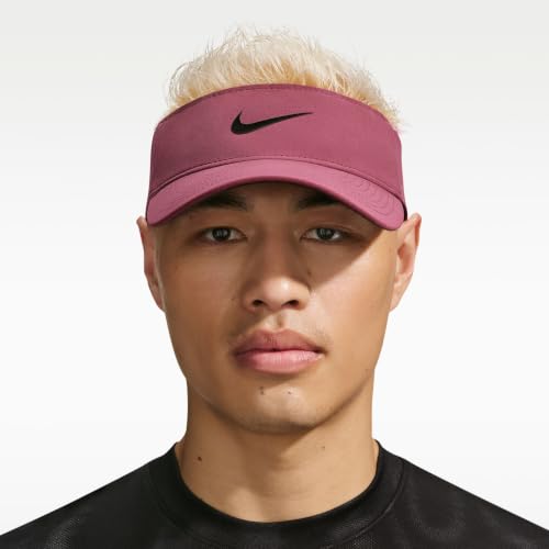Nike Unisex Apex Swoosh Bucket Hat | Mens and Womens - color: Pink Smoke/Anthracite/Black, size: Large