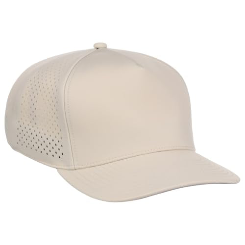 Lids Tee Box 5-Panel Performance Tech Adjustable Snapback Cap - color: Stone
