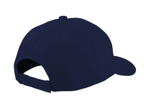 TK Flex Blank Hats, Adjustable Plain Hats, Casual Women's and Men's Hats, Baseball Caps for Patches and Embroidery, 12 Pack - color: Navy