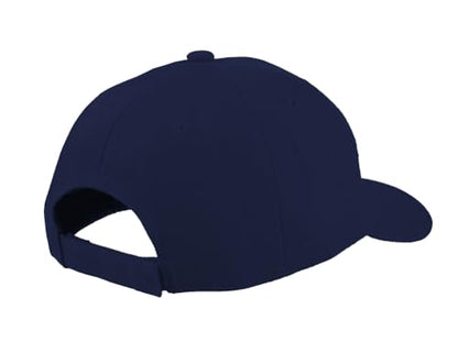TK Flex Blank Hats, Adjustable Plain Hats, Casual Women's and Men's Hats, Baseball Caps for Patches and Embroidery, 12 Pack - color: Navy