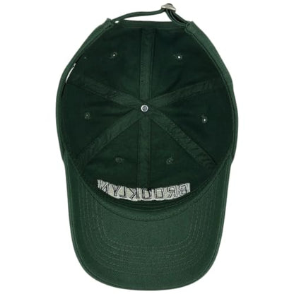E BY ELIDAN Brooklyn New York Baseball Cap, Embroidered Dad Hat - color: Dark Green