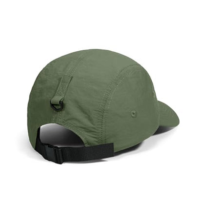 Croogo 5 Panel Running Hat Quick Dry Baseball Cap Sun UV Sports Outdoor Cap - color: Gd50-green