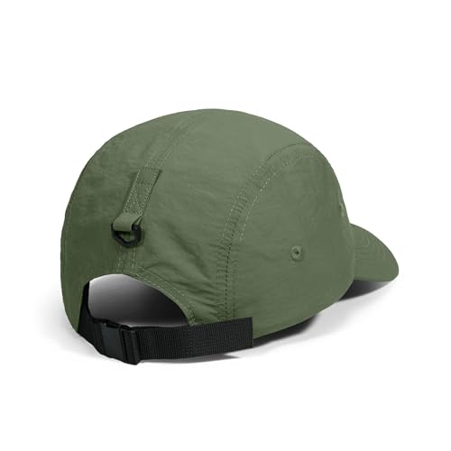 Clakllie Quick Dry Short Brim Cap for Men Lightweight 6 Panel Baseball Cap Golf Dad Hats Women's Running Trucker Hat - color: Green-gd50