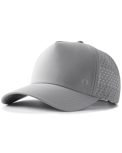 FURTALK Quick Dry Trucker Hat Breathable Laser Cut Mesh-Back Baseball Cap - color: Light Grey