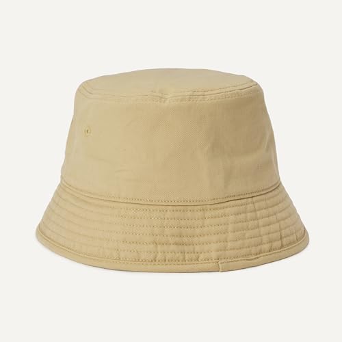 Amazon Essentials Men's Washed Cotton Canvas Bucket Hat - color: Khaki, size: Small-Medium