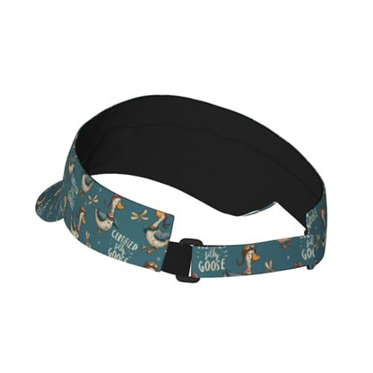 Unisex Adjustable Sports Sun Visor - color: Goose