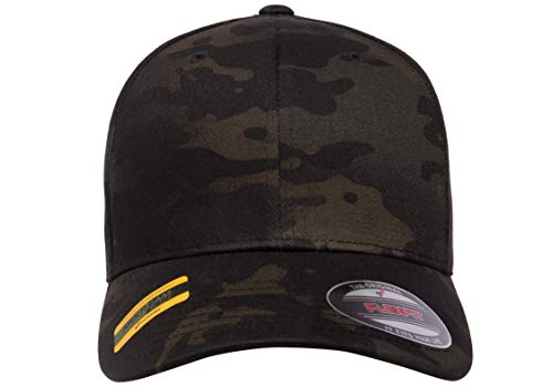Flexfit Delta Seamless Carbon Cap - color: Multicam Black, size: Large-X-Large