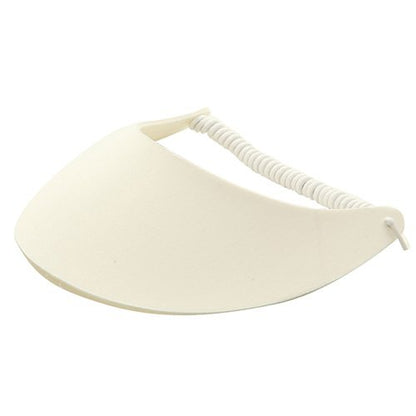 e4Hats.com Fabric Foam Visor - color: White