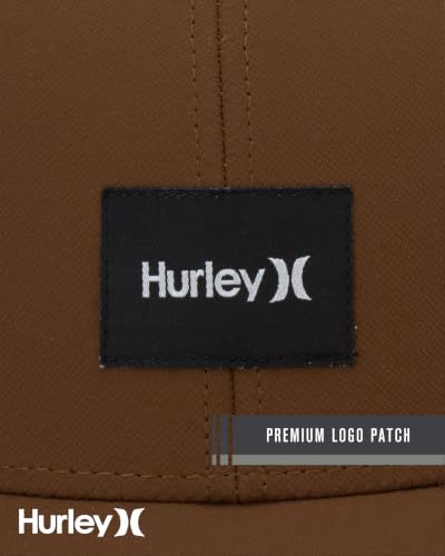 Hurley Mens Trucker Hat Fairway Mesh Trucker Hat, Quick Dry Snapback - color: Brown