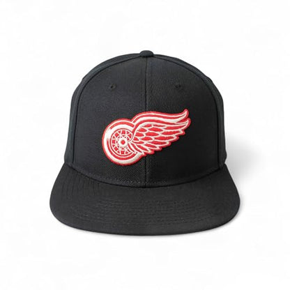AMERICAN NEEDLE Officially Licensed NHL National Hockey League Archive 400 Adjustable Snapback Baseball Hat - color: Detroit Red Wings (Black)