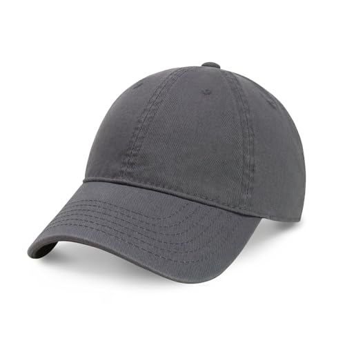 CHOK.LIDS Everyday Premium Cotton Dad Hat Adjustable Baseball Cap Unisex - color: Charcoal