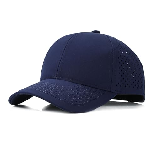 Quick Dry Trucker Hat for Men & Women Workouts Hats - color: Navy Blue