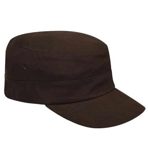 Kangol Cotton Twill Army Cap - color: Brown, size: XX-Large
