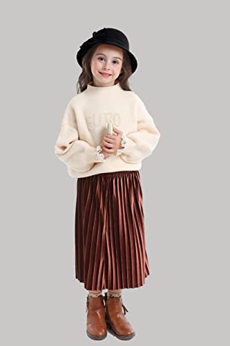 Bienvenu Kids Girls Winter Warm 100% Wool Bucket Hats Fedoras with Bowknot - color: Black