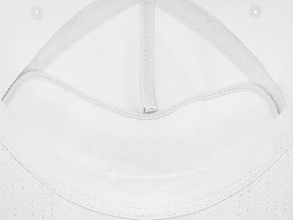 E BY ELIDAN A-Frame Trucker Hat, 5-Panel Blank Snapback - color: White