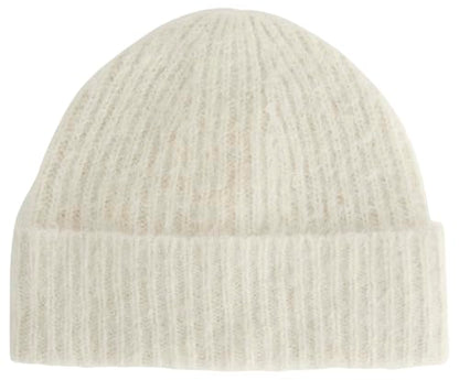 Everlane Unisex Adult Everlane Plush Alpaca Beanie - color: Bone