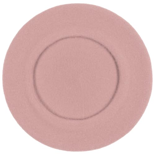 Women's Beret Cashmere Wool French Hat Made in EU Women Autumn Winter - color: Rose, size: 6 7/8