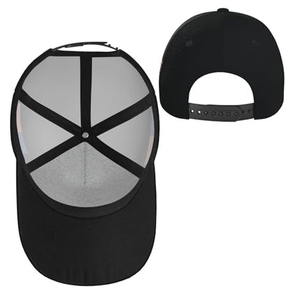 American Flag Baseball Caps Embroiderred USA Flag Patriotic Dad Hat Adjustable Trucker Hats for Men Women - color: Usa Flag Black 4